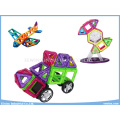 98 STÜCKE Mag Bausteine ​​Spielzeug Magnetische Puzzle Spielzeug Weisheit DIY Spielzeug mit Rädern Lernspielzeug für Kinder